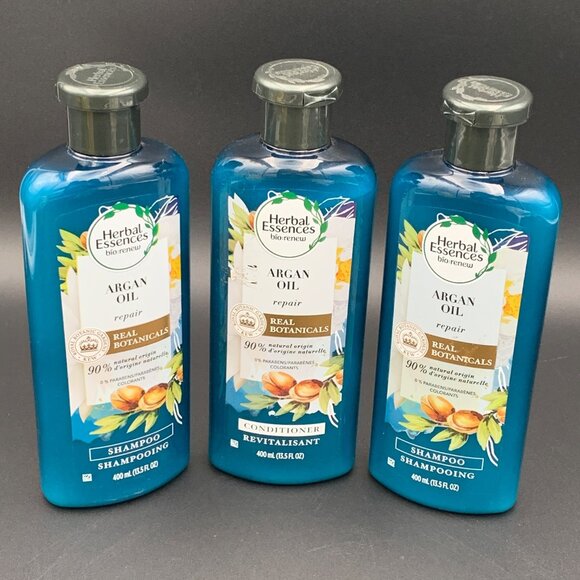 Herbal Essences Bio:Renew Argan Oil Shampoo Conditioner Set 13.5 Oz Each - Picture 1 of 4